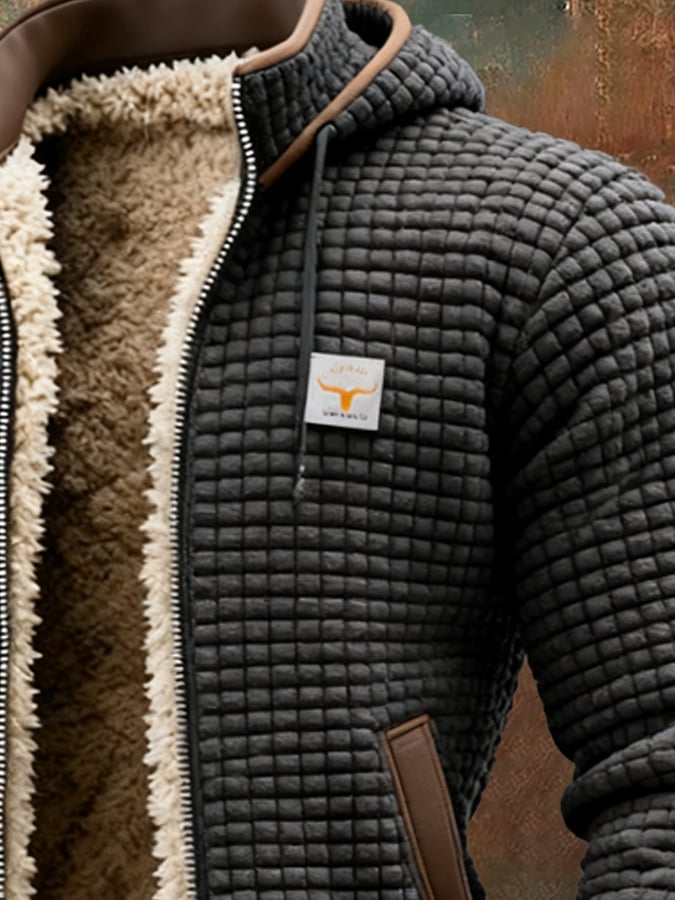 MAISON CLÉMENT PARIS™ | WINTER QUILTED JACKET WITH SHERPA INTERIOR