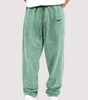 Distressed Cotton Relaxed Men's Lounge Pants