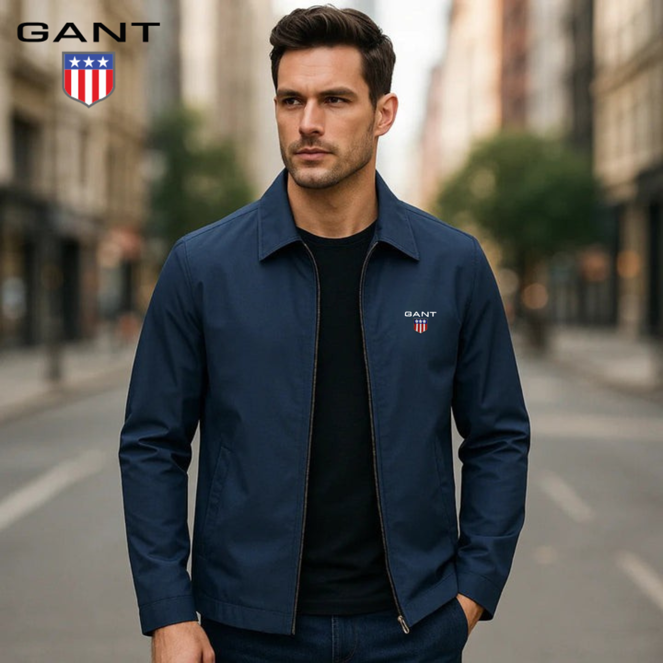 Elegant jacket with zipper - SALE PRICE