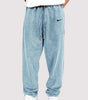 Distressed Cotton Relaxed Men's Lounge Pants