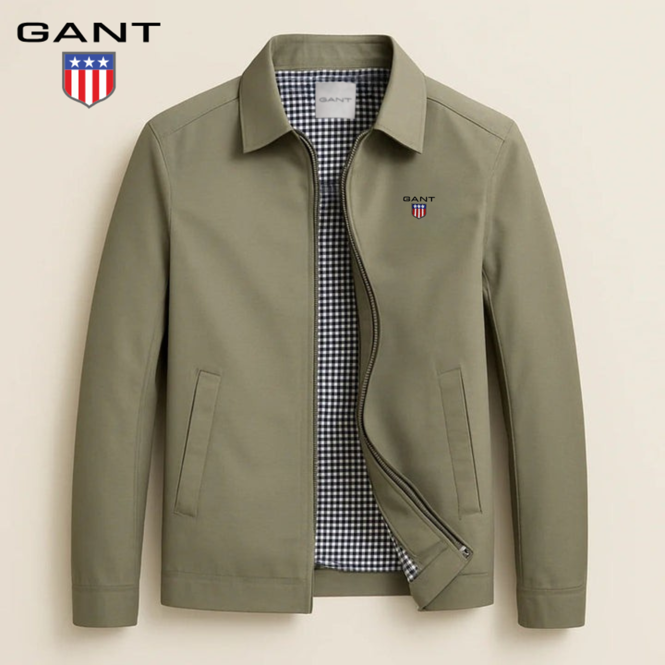 Elegant jacket with zipper - SALE PRICE