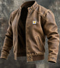 MAISON CLÉMENT PARIS™ | CLASSIC CUT BROWN AGED LEATHER JACKET