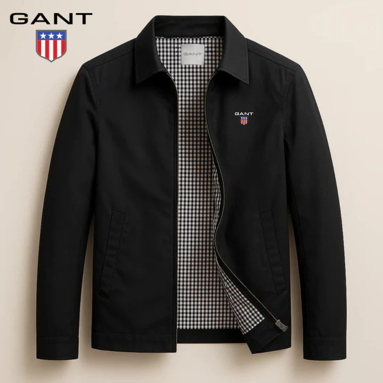 Elegant jacket with zipper - SALE PRICE