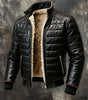 MAISON CLÉMENT PARIS™ | BLACK QUILTED JACKET WITH SHERPA LINING