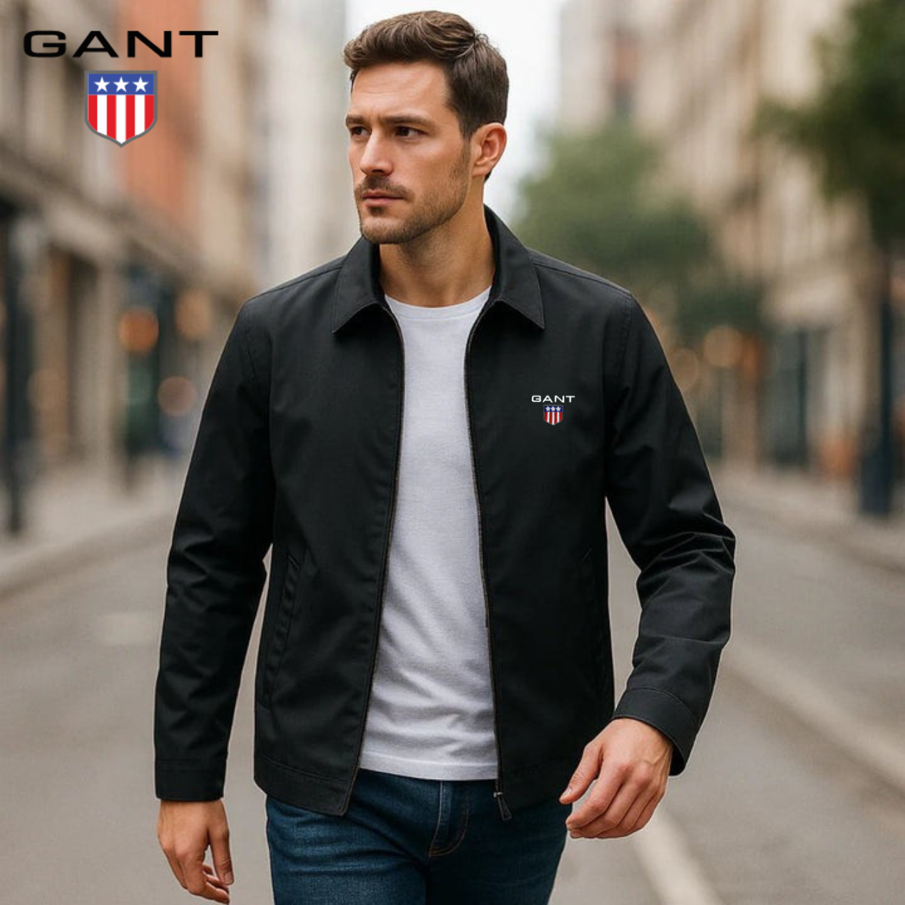 Elegant jacket with zipper - SALE PRICE