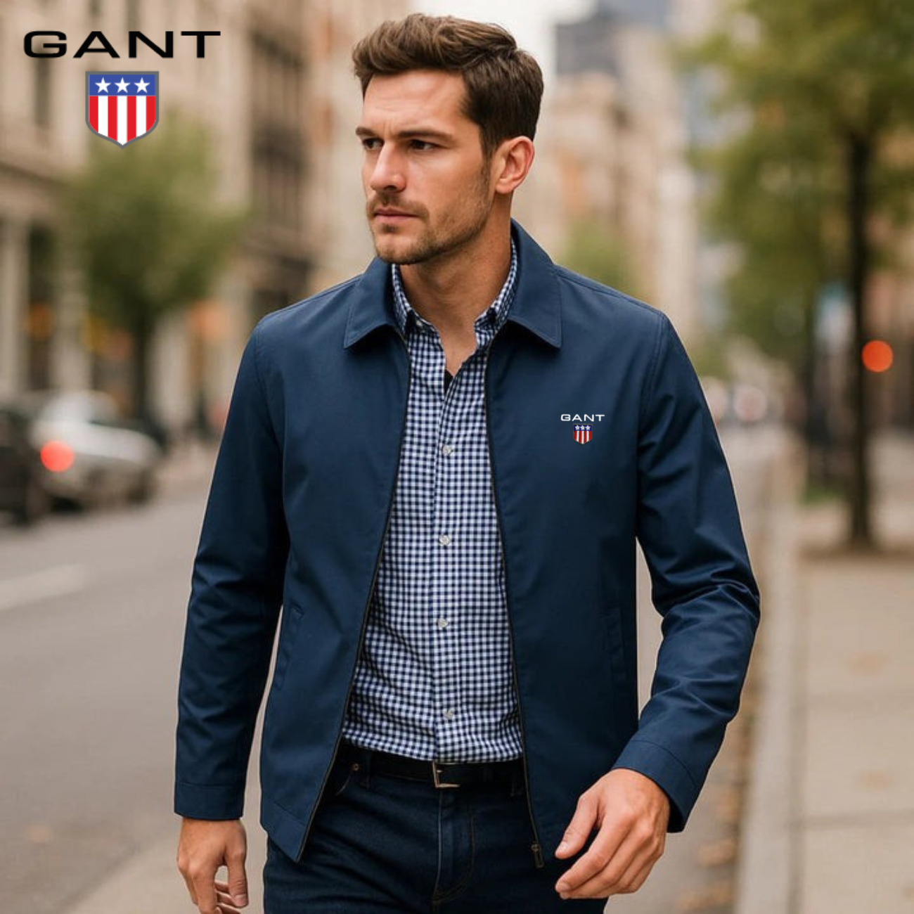 Elegant jacket with zipper - SALE PRICE