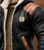 MAISON CLÉMENT PARIS™ | WARM VINTAGE SUEDE AND LEATHER JACKET