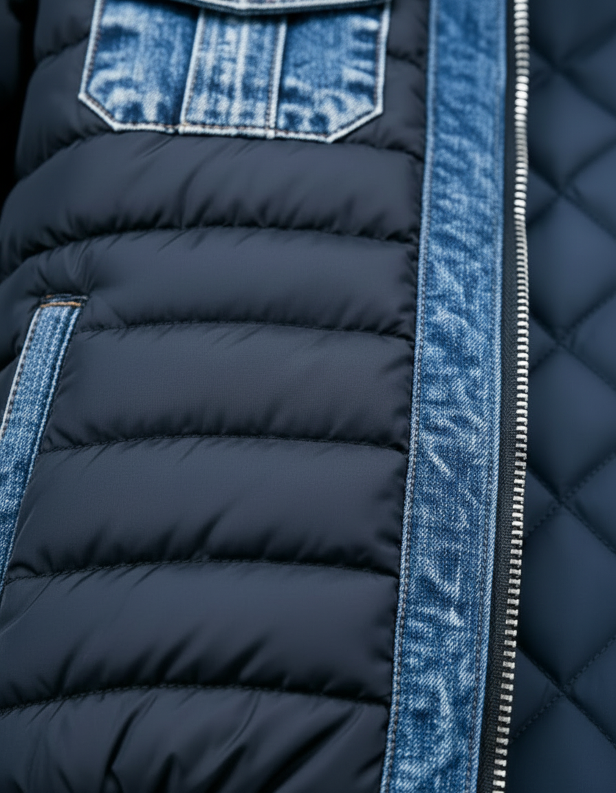 MAISON CLÉMENT PARIS™ | HYBRID QUILTED DENIM JACKET