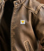 MAISON CLÉMENT PARIS™ | CLASSIC CUT BROWN AGED LEATHER JACKET
