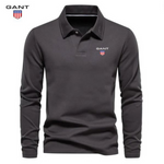 Long-sleeved polo shirt